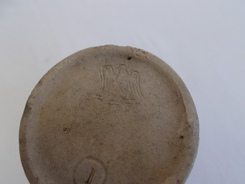 Ancien pot confiture gres - pot,