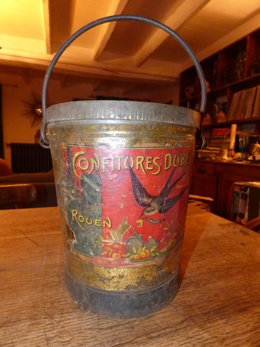 Ancien grand pot confiture - grand,