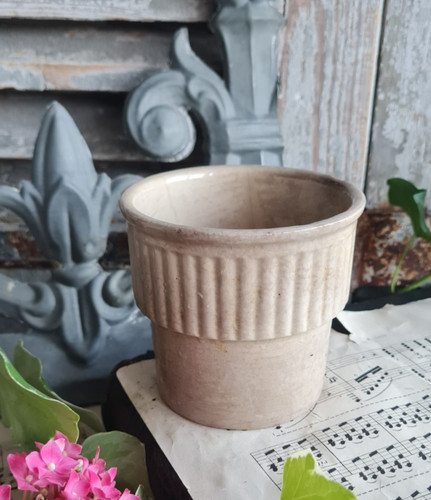 Ancien pot confiture creme - confiture,