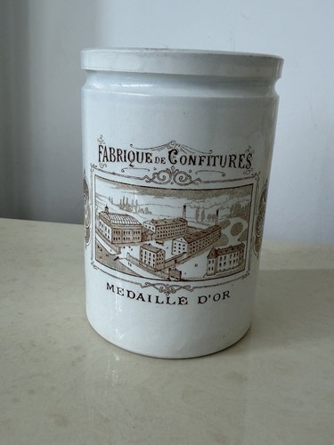 Ancien pot confiture - à,