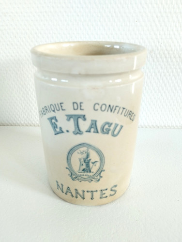 Ancien pot faïence fine - ancien,