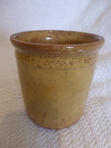 Ancien pot confiture - ancien, graisse